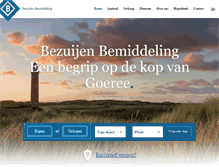 Tablet Screenshot of bezuijenbemiddeling.nl